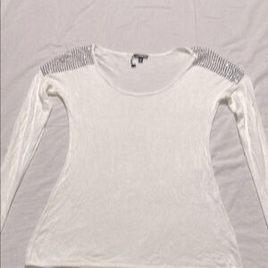 EXPRESS EMBELLISHED Rhinestone Shoulder Women’s Sweater Sz Medium NWOT